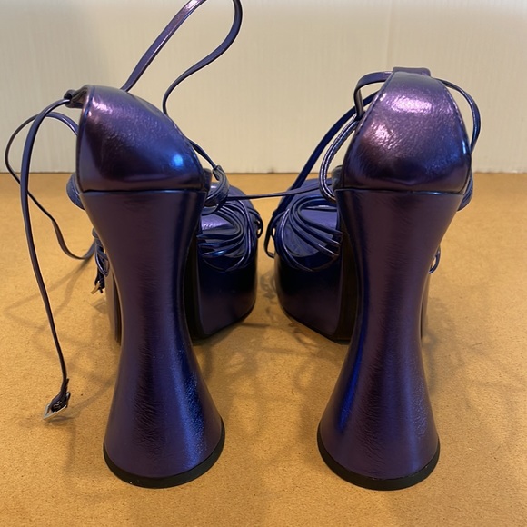 Zara Metallic Heels - Picture 6 of 8